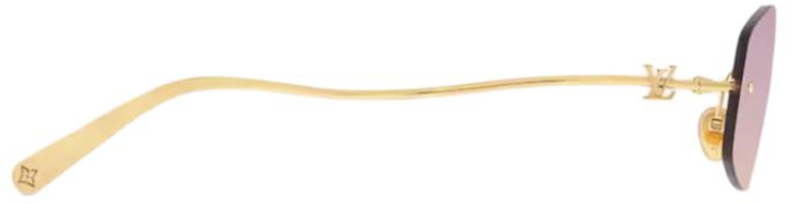 (W) ルイヴィトン フレームレス ロゴ オーバル メタル サングラス ゴールド レディース Z2803U Shop (W) ルイヴィトン フレームレス ロゴ オーバル メタル サングラス ゴールド レディース Z2803U