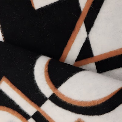 (W) LOUIS VUITTON Bufanda de Punto con Flecos Negro/Blanco. M90806 Shop (W) LOUIS VUITTON Bufanda de Punto con Flecos Negro/Blanco. M90806