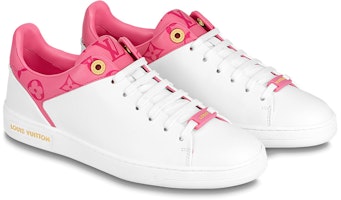 (W) Louis Vuitton Front Row Sneakers 'Putih dengan Monogram Pink' 1AB1VK Order (W) Louis Vuitton Front Row Sneakers 'Putih dengan Monogram Pink' 1AB1VK