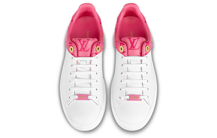 Lookbook (W) Zapatillas Louis Vuitton Front Row 'Blancas con Monograma Rosa' 1AB1VK