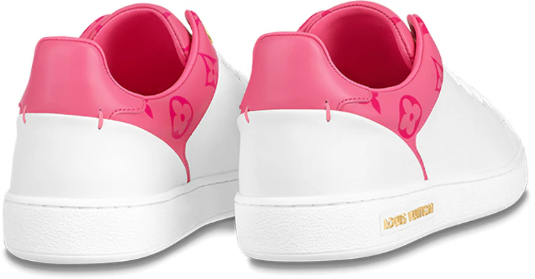 LOUIS VUITTON Frontrow 皮革 低筒綁帶 時尚板鞋 女款 粉白 Shop LOUIS VUITTON Frontrow 皮革 低筒綁帶 時尚板鞋 女款 粉白