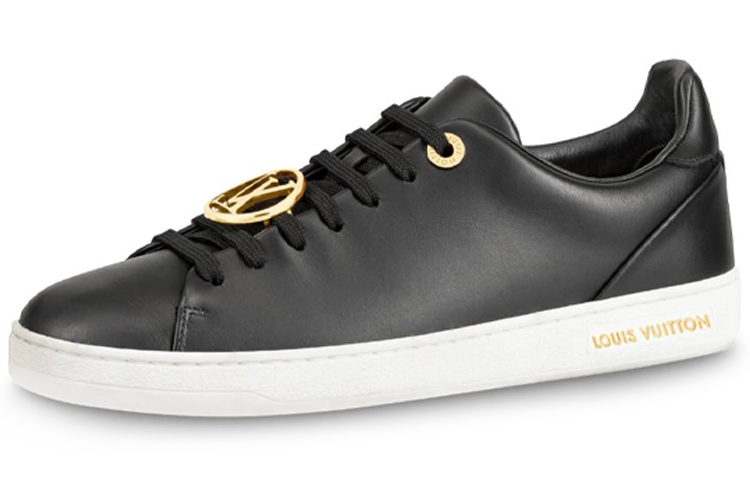(Women) Louis Vuitton LV Frontrow Sports Shoes Black 1A2XOZ