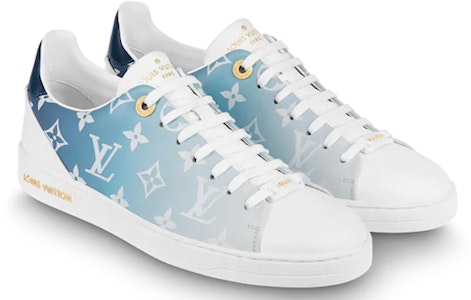 (W) ルイ・ヴィトン LVフロントロースニーカー ブルー 1A87D2 Lookbook (W) ルイ・ヴィトン LVフロントロースニーカー ブルー 1A87D2