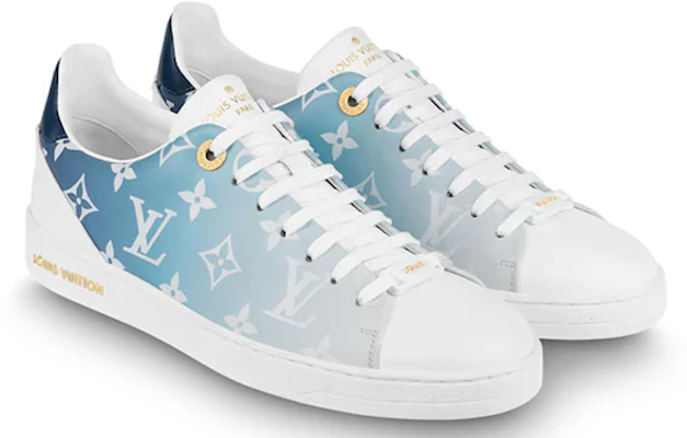 路易威登 Louis Vuitton Frontrow 小牛皮 女款 休閒鞋 藍色 Lookbook 路易威登 Louis Vuitton Frontrow 小牛皮 女款 休閒鞋 藍色