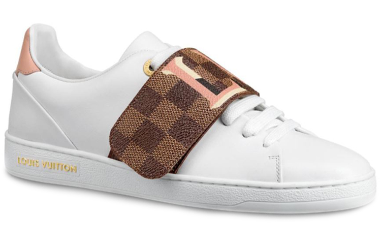 (W) LV LV Frontrow Damier Sports Shoes White 圖 2