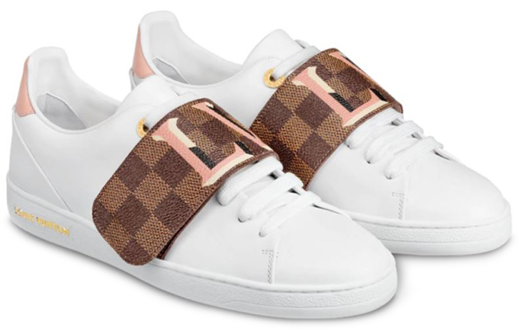 (W) LV LV Frontrow Damier Sports Shoes White 圖 3