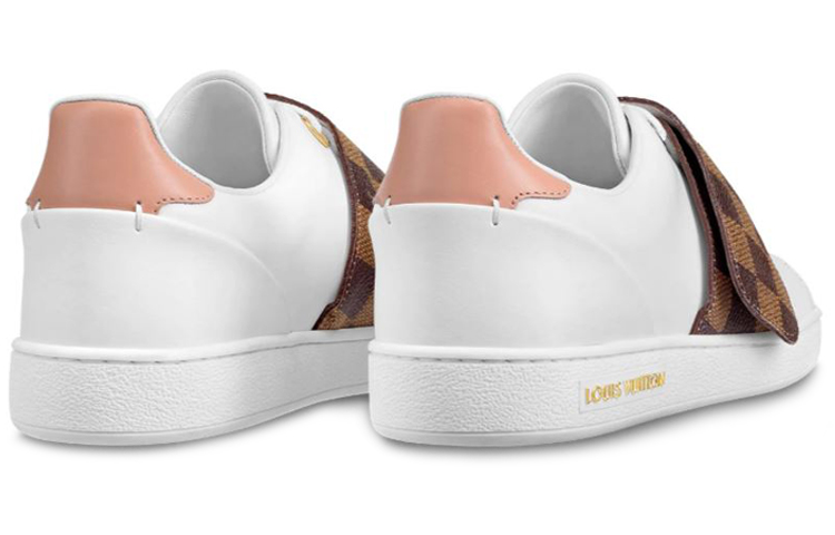 (W) LV LV Frontrow Damier Sports Shoes White 圖 4