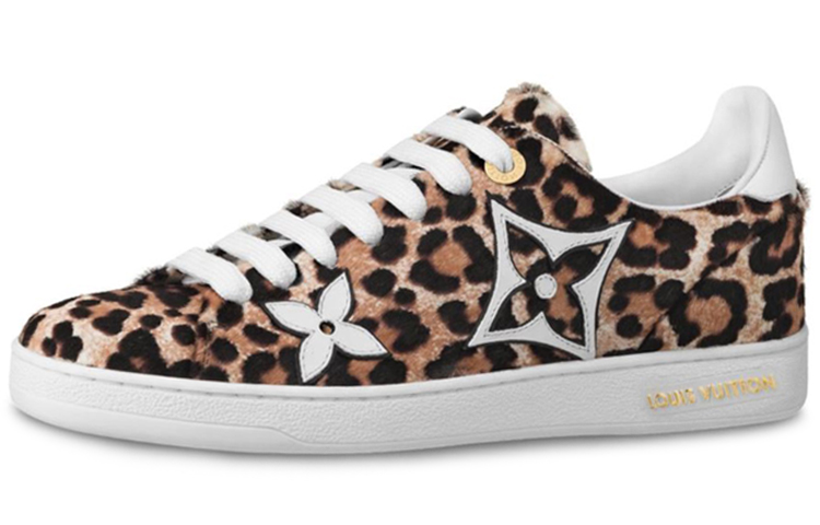 (Women) Louis Vuitton LV Frontrow Sneakers Leopard 1A5NQE
