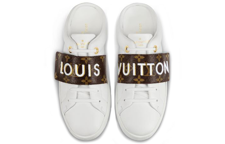 (W) LV Frontrow 'White Brown' 圖 5