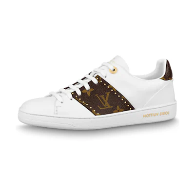 (W) LV Frontrow Sneakers 'White with Brown Monogram'