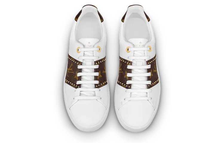 (W) LV Frontrow Sneakers 'White with Brown Monogram' 圖 4