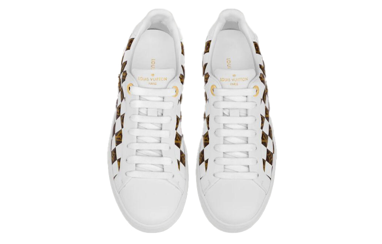 (W) LV Frontrow 'White Brown Checkered' 圖 3