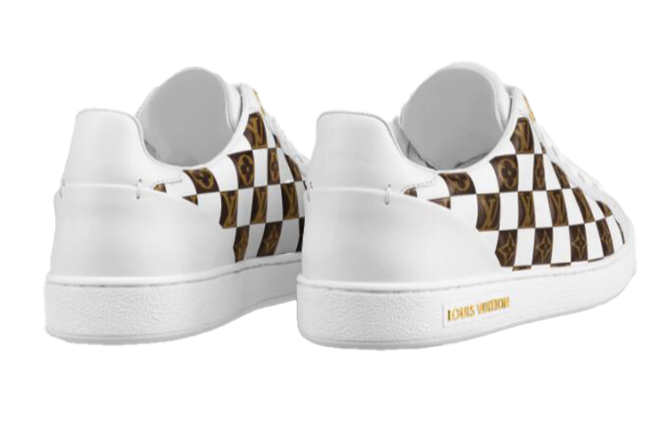 (W) LV Frontrow 'White Brown Checkered' 圖 4