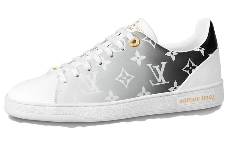 (Women) Louis Vuitton Frontrow Calfskin Sneakers Black 1A87CN