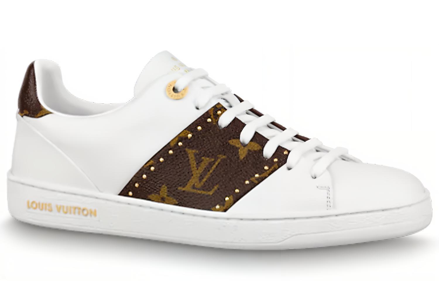Order (W) Louis Vuitton Frontrow Sneakers 'Putih dengan Monogram Coklat' 1A8FJ7