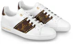 Lookbook (W) Louis Vuitton Frontrow Sneakers 'Putih dengan Monogram Coklat' 1A8FJ7