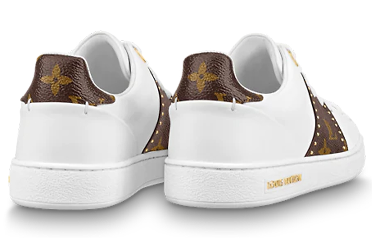 Purchase (W) Louis Vuitton Frontrow Sneakers 'Putih dengan Monogram Coklat' 1A8FJ7