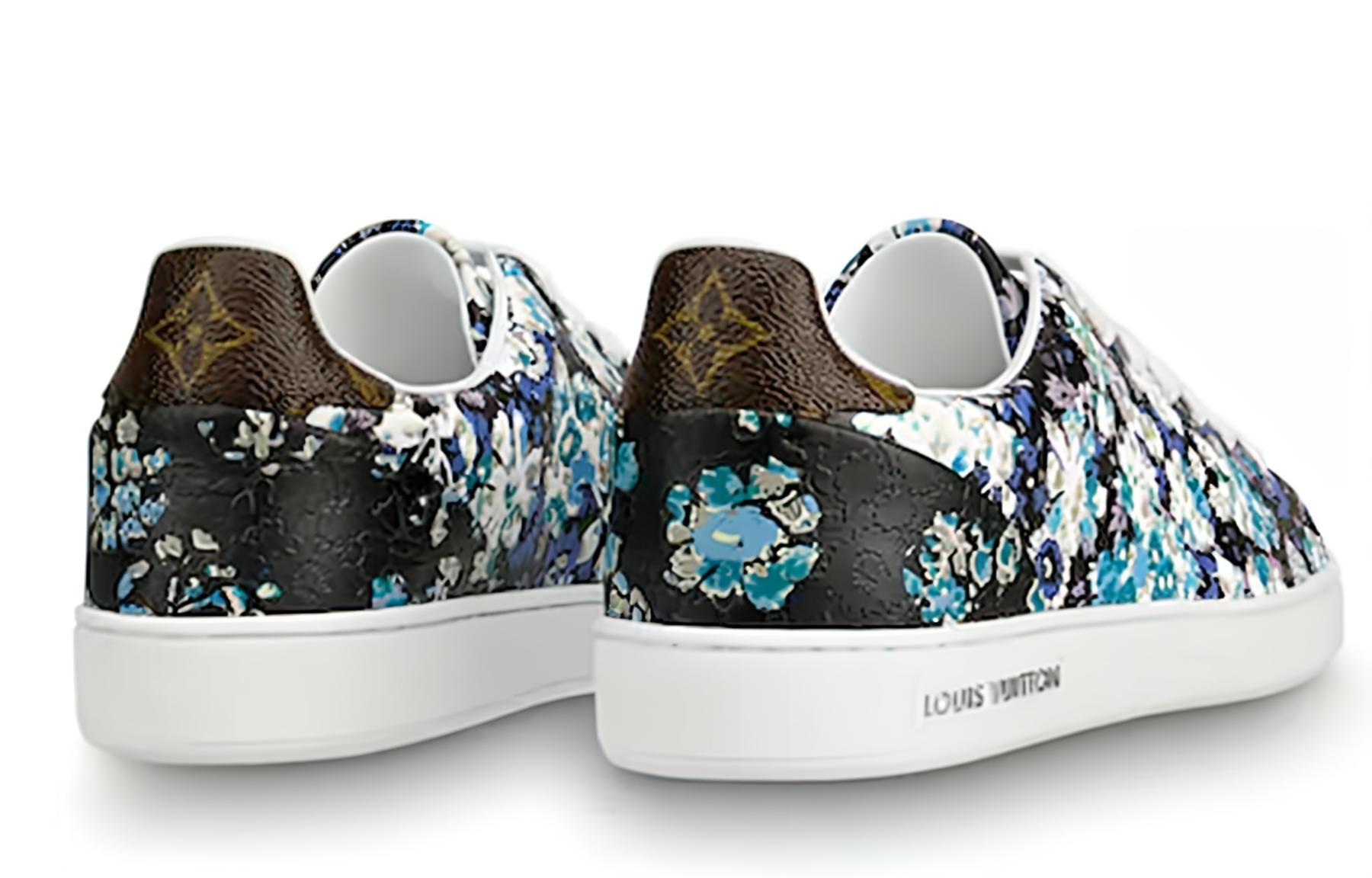 (W) LV Frontrow Sneakers Multicolor 'Blue Black' 圖 3