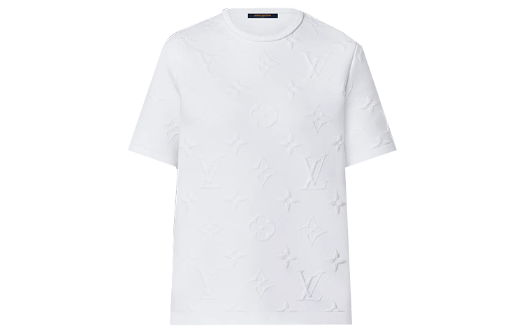 (Women) LOUIS VUITTON FW21 3D Crewneck Short Sleeve Regular White T-Shirt. 1A9LLG 圖 2