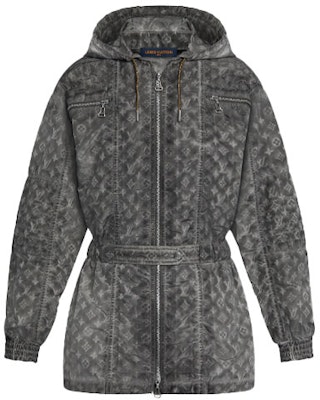 (Women) LOUIS VUITTON FW21 Allover Logo Hoodie Jacket Black. 1A914U Buy (Women) LOUIS VUITTON FW21 Allover Logo Hoodie Jacket Black. 1A914U