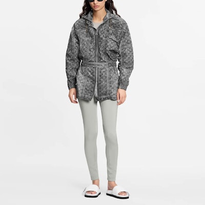 (Women) LOUIS VUITTON FW21 Allover Logo Hoodie Jacket Black. 1A914U Lookbook (Women) LOUIS VUITTON FW21 Allover Logo Hoodie Jacket Black. 1A914U