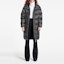 Lookbook (Women) LOUIS VUITTON FW21 Black Checkered Long Hooded Down Jacket 1A5IBT
