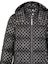 Details for (Women) LOUIS VUITTON FW21 Black Checkered Long Hooded Down Jacket 1A5IBT