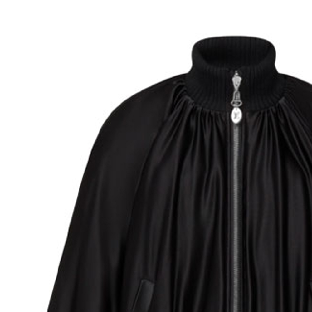 (Women) LOUIS VUITTON FW21 Double-Sided Zip High-Neck Fleece Jacket Black 1A9ATL 圖 6