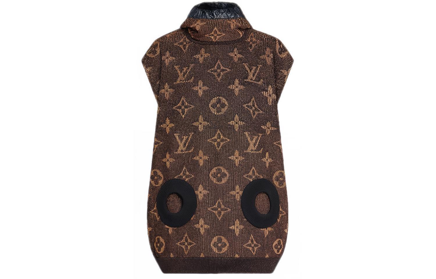 (Women) LOUIS VUITTON FW21 Monogram Sleeveless Pullover Sweatshirt Brown Women 1A9EJQ