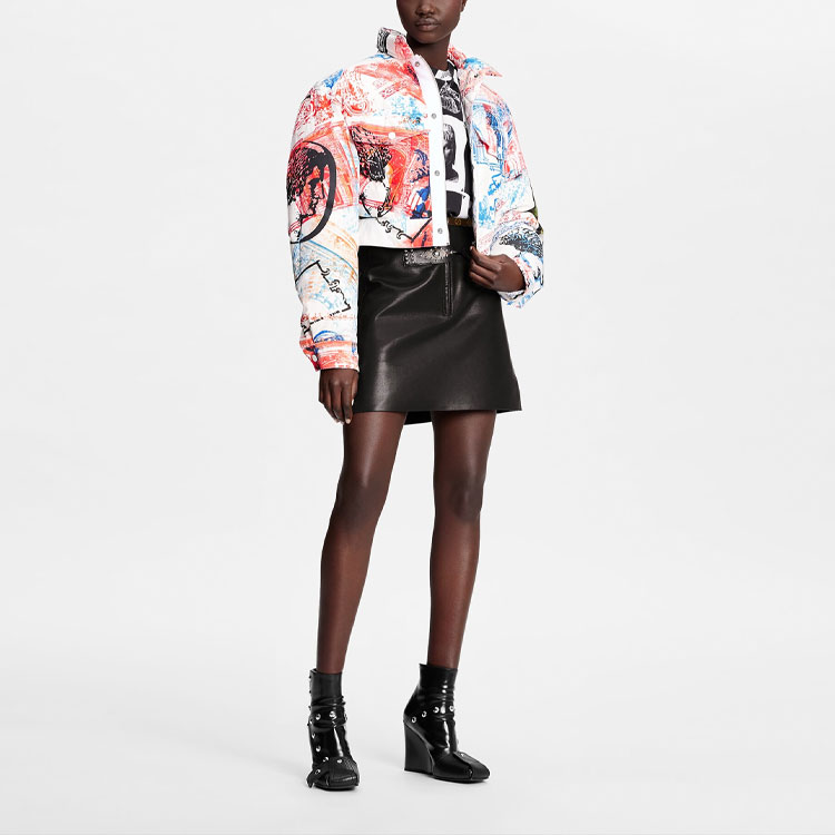 (Women) LOUIS VUITTON FW21 Travel Stamp Button Long Sleeve Jacket Multicolor 1A9AY9 圖 3