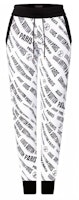 (Women) LOUIS VUITTON FW21 White Monogram Jacquard Jogger Pants. 1A9BNA (Women) LOUIS VUITTON FW21 White Monogram Jacquard Jogger Pants. 1A9BNA