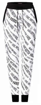 (W) LOUIS VUITTON FW21 Celana Jogger Putih Monogram Jacquard. 1A9BNA Buy (W) LOUIS VUITTON FW21 Celana Jogger Putih Monogram Jacquard. 1A9BNA
