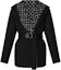 Order (Women) LOUIS VUITTON FW21 Wool Tie-Wrap Hooded Coat Black 1A99KF