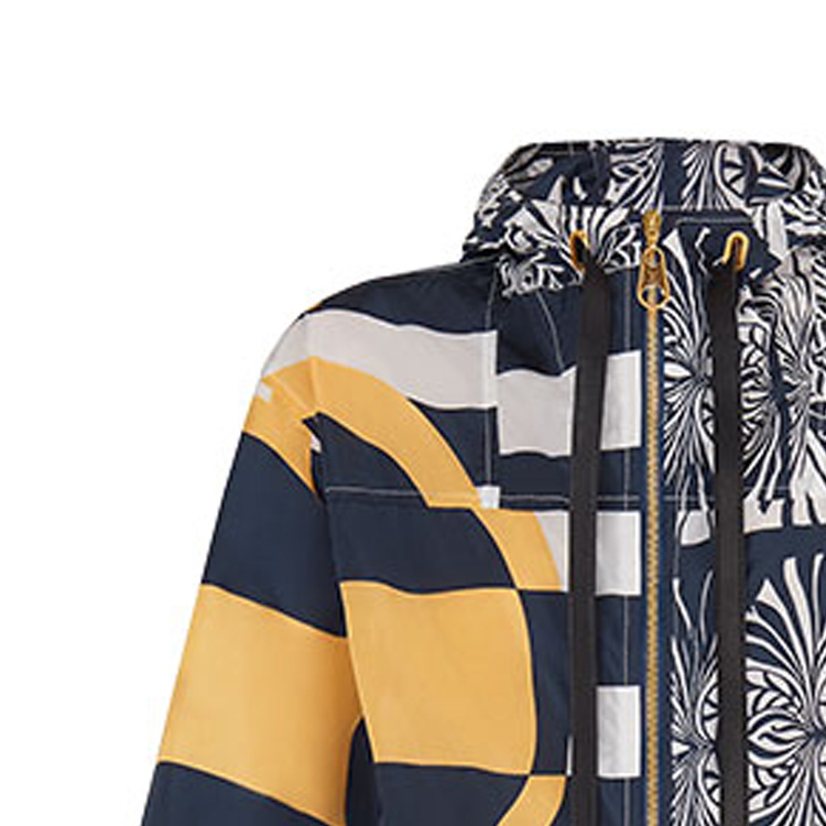 (Women) Louis Vuitton FW21 Zip-Up Hooded Jacket Navy Blue 1A7SLL 圖 3