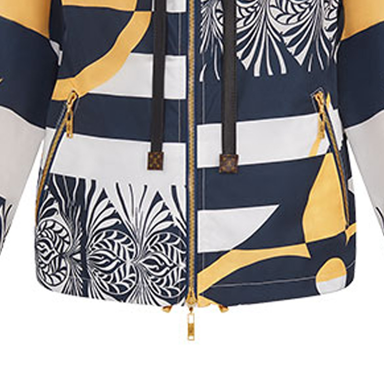 (Women) Louis Vuitton FW21 Zip-Up Hooded Jacket Navy Blue 1A7SLL 圖 7