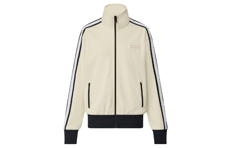 (Women) LOUIS VUITTON FW21 Zip-Up Striped Track Jacket Off-White. 1A9LT8 圖 2