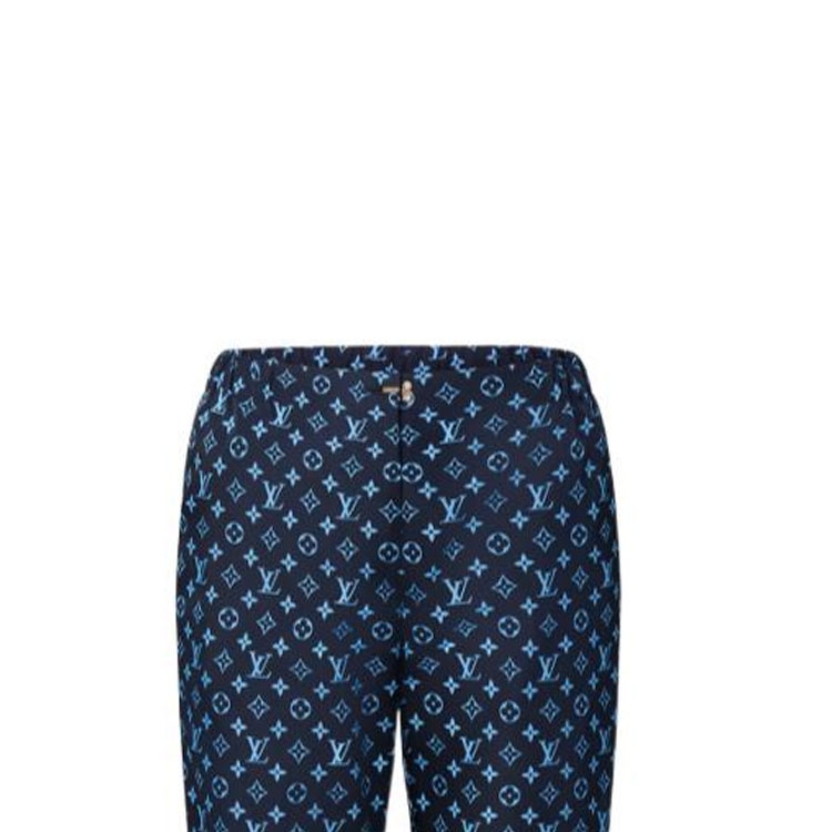 Purchase (W) 路易威登 FW22 海軍藍Logo針織運動褲 彈性腰設計 1AAABU