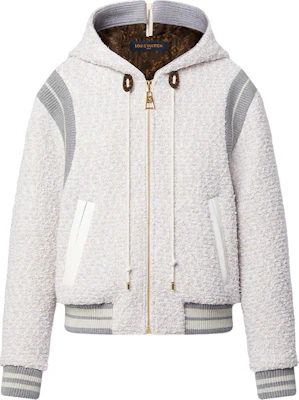 (W) ルイ・ヴィトン FW22 ホワイト ソリッドカラー ジップフーディージャケット 1AA9Q4 Buy (W) ルイ・ヴィトン FW22 ホワイト ソリッドカラー ジップフーディージャケット 1AA9Q4