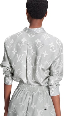 (W) LOUIS VUITTON FW22 Flight Mode Logo Cetakan Kelabu Baju Lengan Panjang Wanita. 1AAK7A Purchase (W) LOUIS VUITTON FW22 Flight Mode Logo Cetakan Kelabu Baju Lengan Panjang Wanita. 1AAK7A