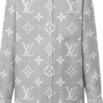 (W) LOUIS VUITTON FW22 Flight Mode Logo Cetakan Kelabu Baju Lengan Panjang Wanita. 1AAK7A Sizing (W) LOUIS VUITTON FW22 Flight Mode Logo Cetakan Kelabu Baju Lengan Panjang Wanita. 1AAK7A