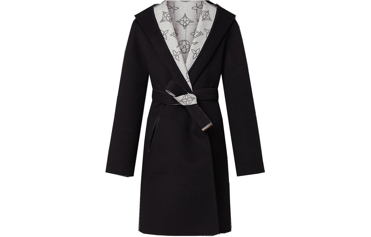 (Women) LOUIS VUITTON FW22 Flight Mode Reversible V-Neck Wrap Coat Women. 1AAK2U 圖 2