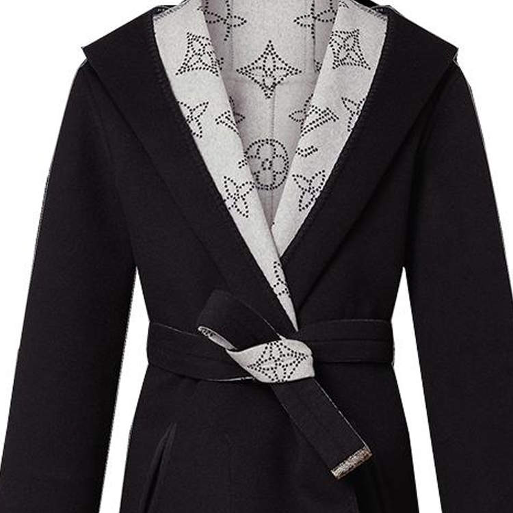 (Women) LOUIS VUITTON FW22 Flight Mode Reversible V-Neck Wrap Coat Women. 1AAK2U 圖 6