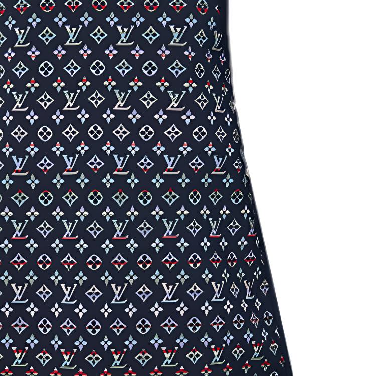 (Women) LOUIS VUITTON FW22 Logo V-Neck Sleeveless Knit Pullover Women Blue 1AAMDV 圖 6