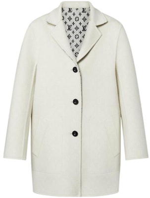 (Women) LOUIS VUITTON FW22 Monogram Jacquard Reversible Coat Off-White 1AAK67 Buy (Women) LOUIS VUITTON FW22 Monogram Jacquard Reversible Coat Off-White 1AAK67