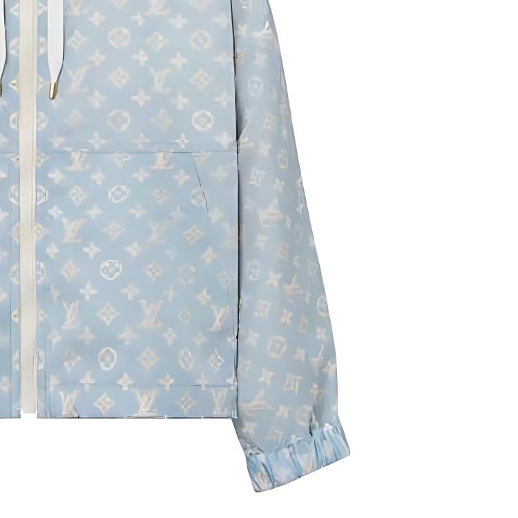 Sizing (W) 路易威登 FW23 藍色印花logo連帽外套 1ABWCD