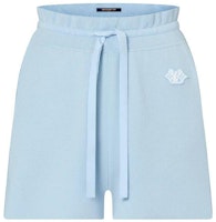 (Women) LOUIS VUITTON FW23 Blue Solid Straight-Leg Casual Shorts 1ABQB7 (Women) LOUIS VUITTON FW23 Blue Solid Straight-Leg Casual Shorts 1ABQB7