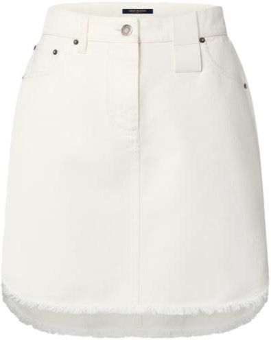women-louis-vuitton-fw-23-solid-button-frayed-denim-skirt-white-1-abpwb