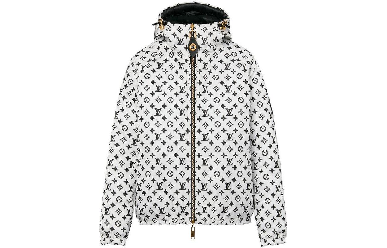 (Women) LOUIS VUITTON FW23  White Logo Double-Sided Hooded Jacket 1ABR9A 圖 2