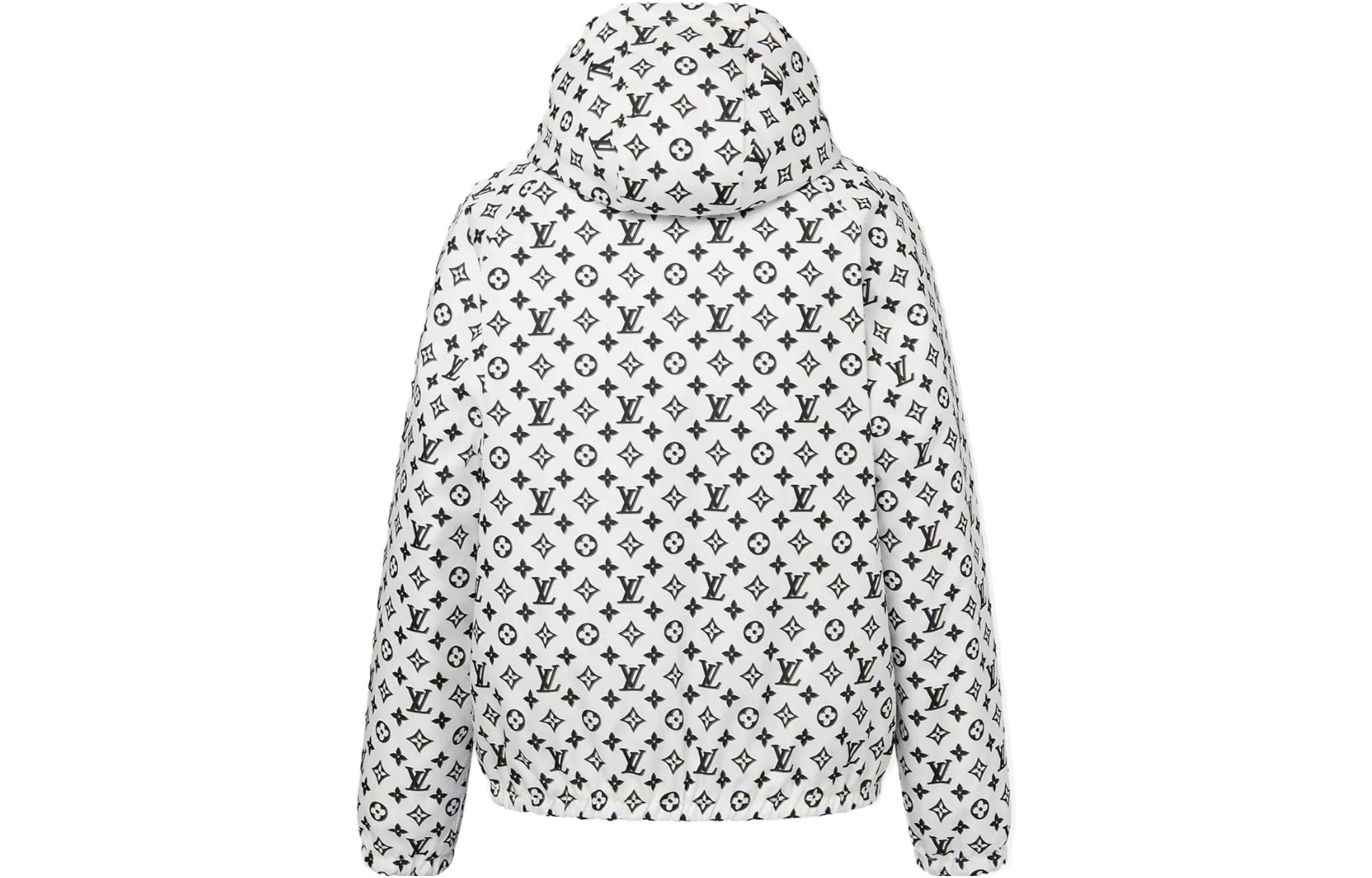 (Women) LOUIS VUITTON FW23  White Logo Double-Sided Hooded Jacket 1ABR9A 圖 3