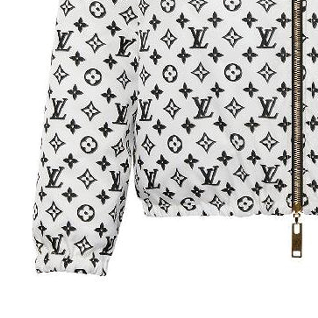 (Women) LOUIS VUITTON FW23  White Logo Double-Sided Hooded Jacket 1ABR9A 圖 7